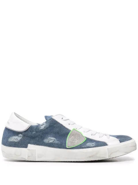 Philippe Model Paris tenis con detalles envejecidos