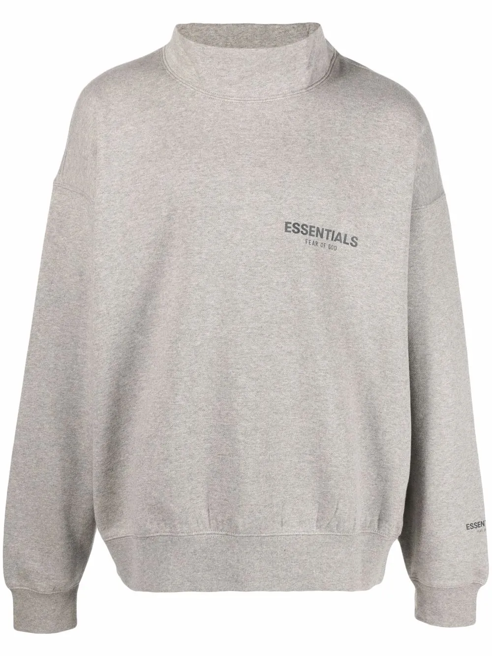 FEAR OF GOD ESSENTIALS толстовка с высоким воротником и логотипом