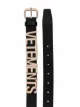 VETEMENTS logo-lettering leather belt