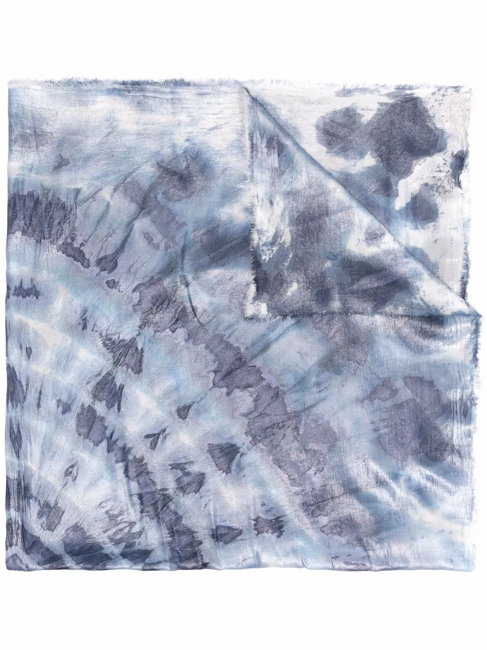 

Fabiana Filippi oversize tie-dye scarf - Blue