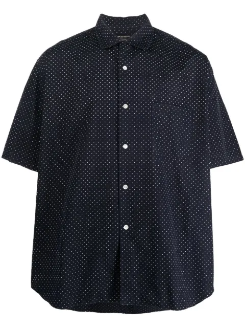 Comme Des Garçons Pre-Owned 1990s polka dot short-sleeved shirt