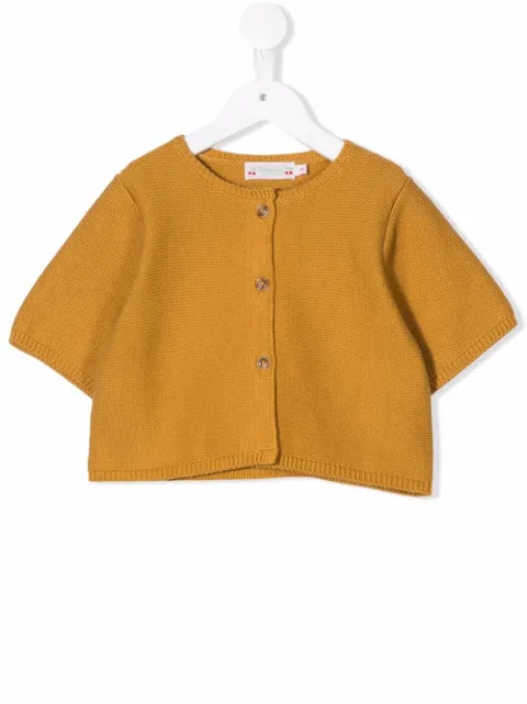 Bonpoint buttoned short-sleeve cardigan