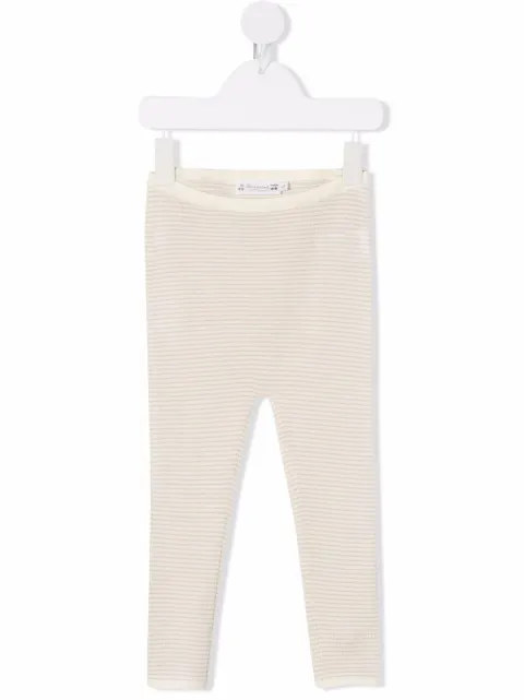 Bonpoint alegg striped wool leggings