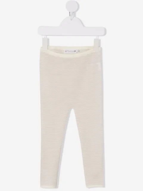 Bonpoint legging en laine à rayures