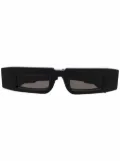 Kuboraum rectangular-frame sunglasses - Black