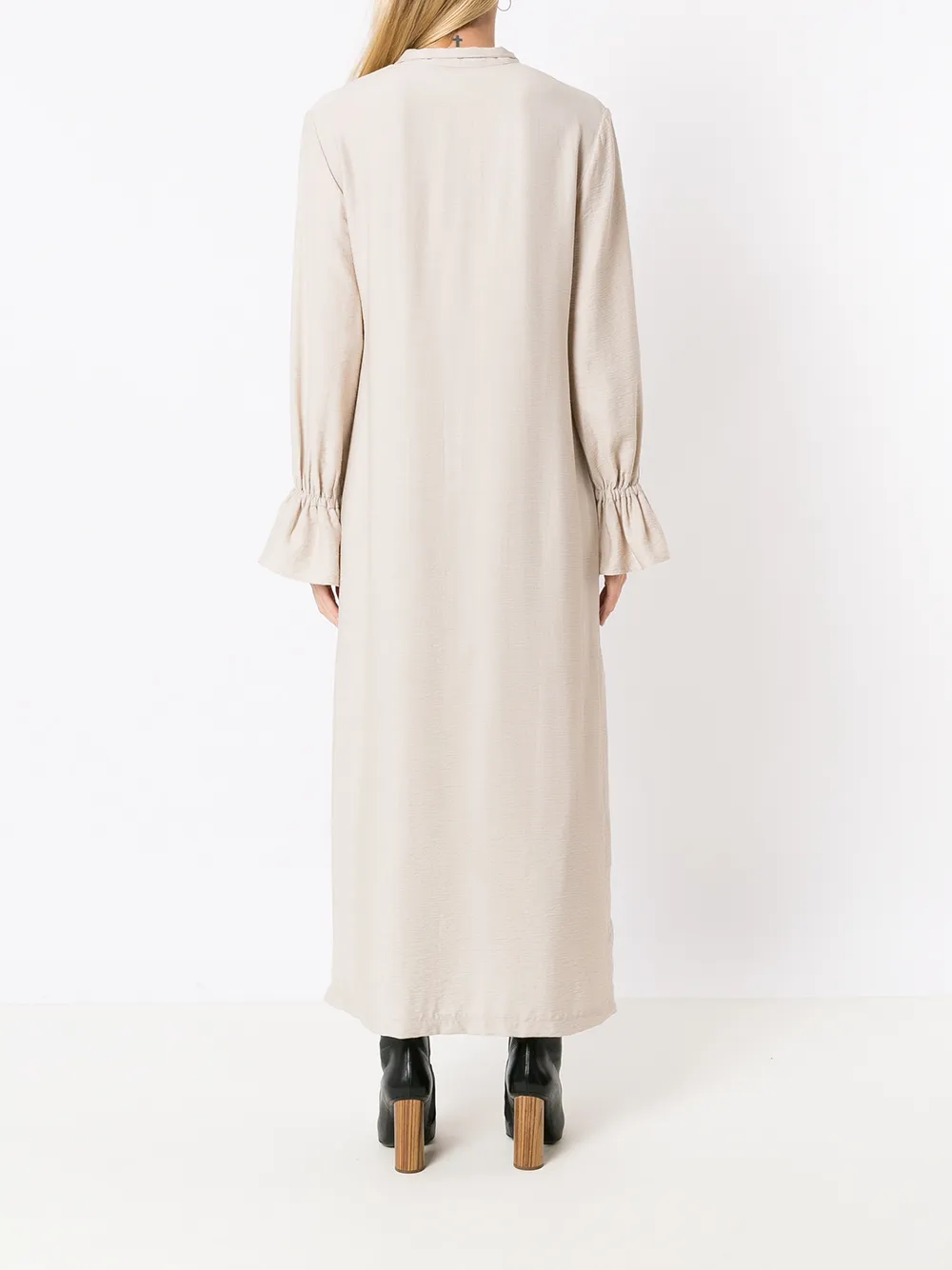 Olympiah Chemise Mid-length Dress In White