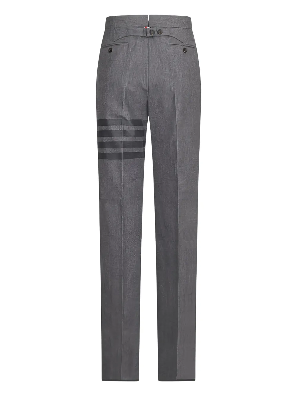 Thom Browne tonal 4-Bar flannel trousers | Tailored Pants | Image 2