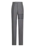 Thom Browne tonal 4-Bar flannel trousers - Grey