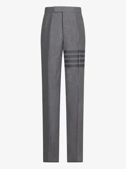 Thom Browne tonal 4-Bar flannel trousers