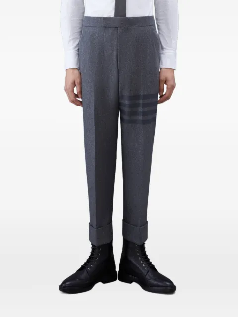 Thom Browne flannel 4-Bar classic trousers