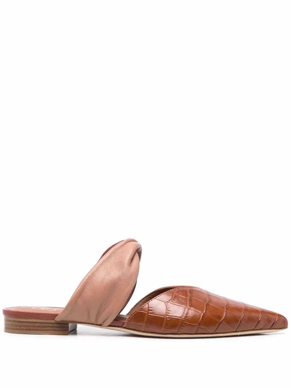 

Malone Souliers Maisie Twist low-heel mules - Brown