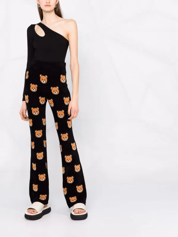 Set top e pantaloni con stampa Teddy Bear Rosa Farfetch Abbigliamento Pantaloni e jeans Pantaloni 