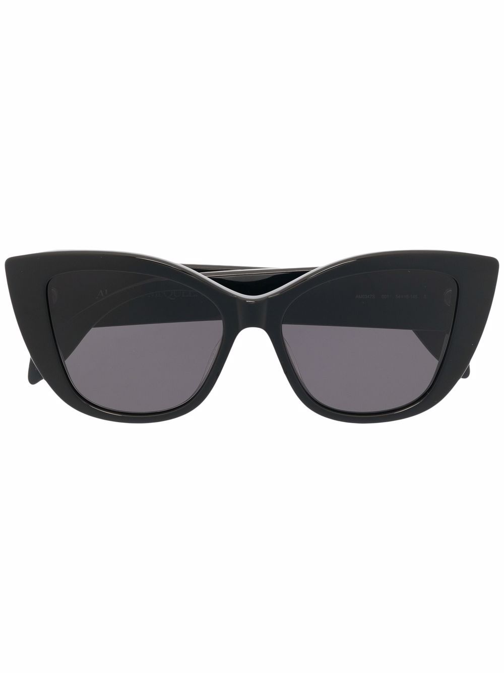 

Alexander McQueen Eyewear lentes de sol con logo estampado - Negro