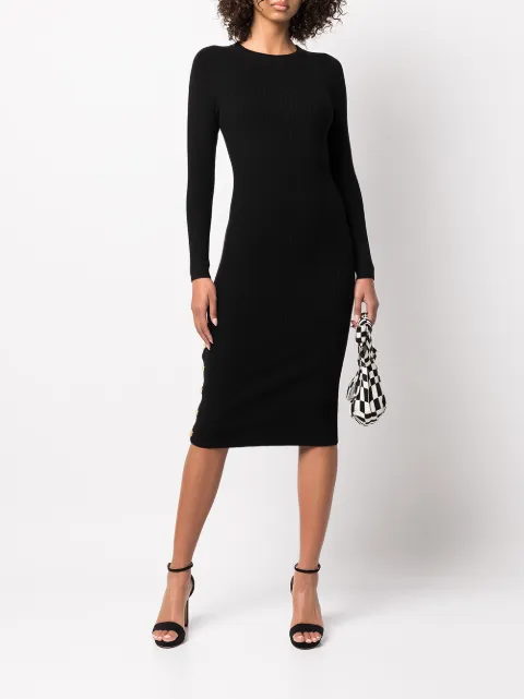 Alice + Olivia Jenner crew-neck Dress - Farfetch