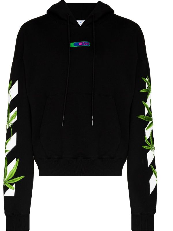 Off-White Weed Hoodie - Farfetch