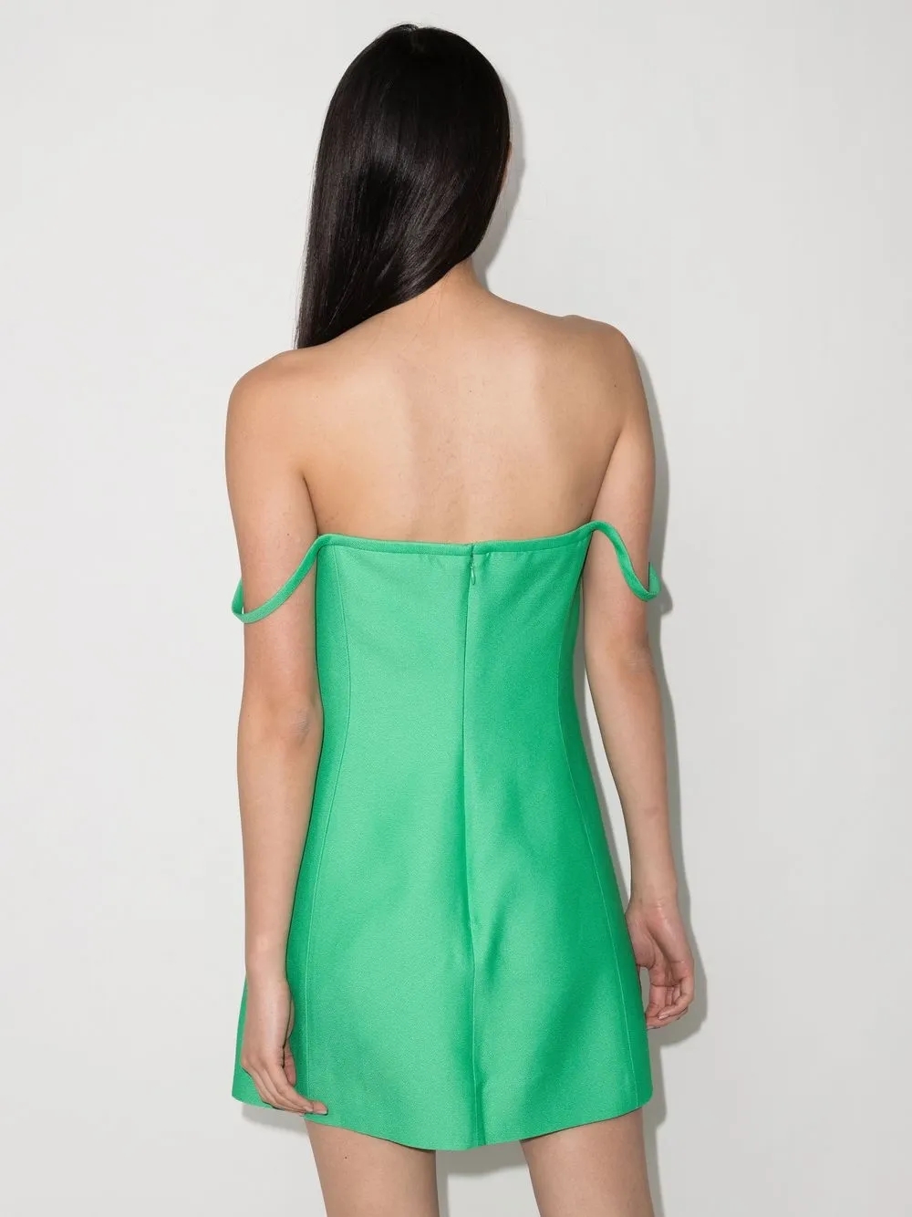 Valentino Garavani Off-shoulder jurk Groen