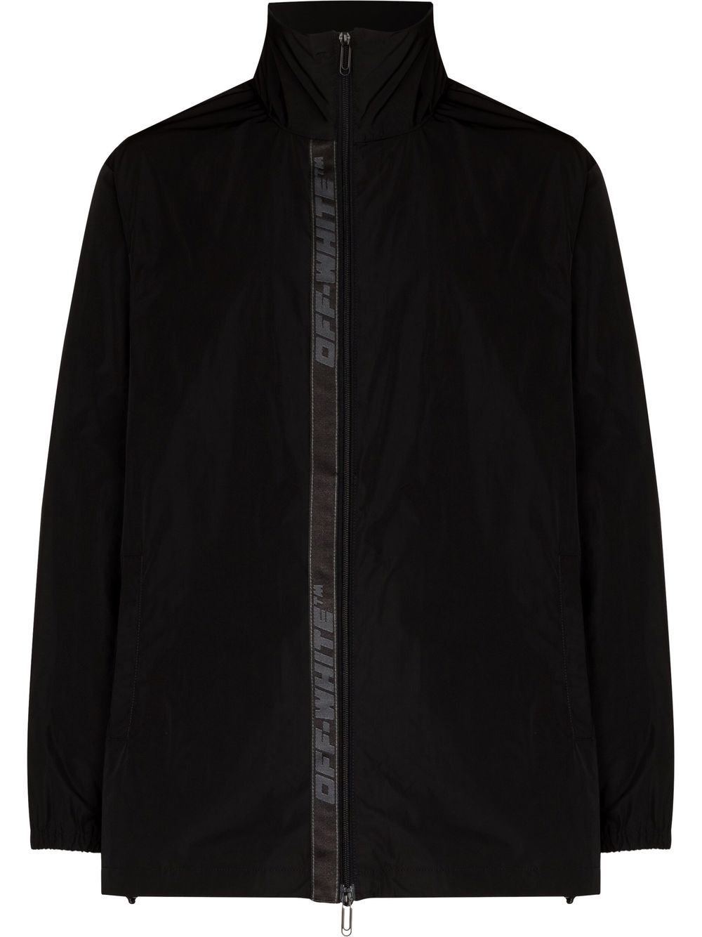 

Off-White Industrial-strap lightweight jacket - Black