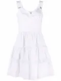Dolce & Gabbana broderie-anglaise tiered minidress - White