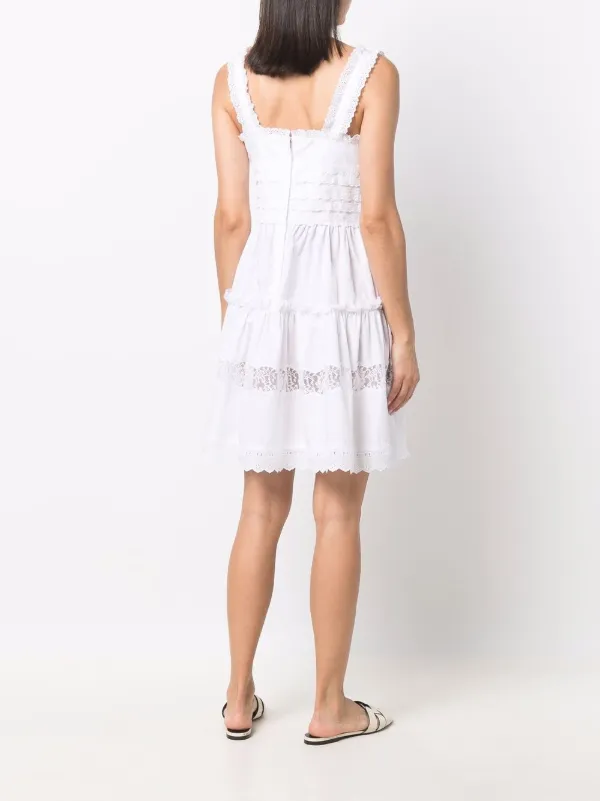 white christmas dresses Dolce & Gabbana Lace Trim Maxi Dress