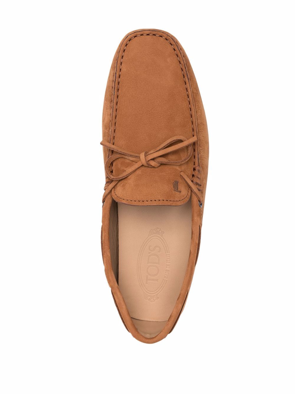 фото Tod's gommino bow-detail suede loafers