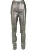 Olympiah metallic-effect high-waisted leggings