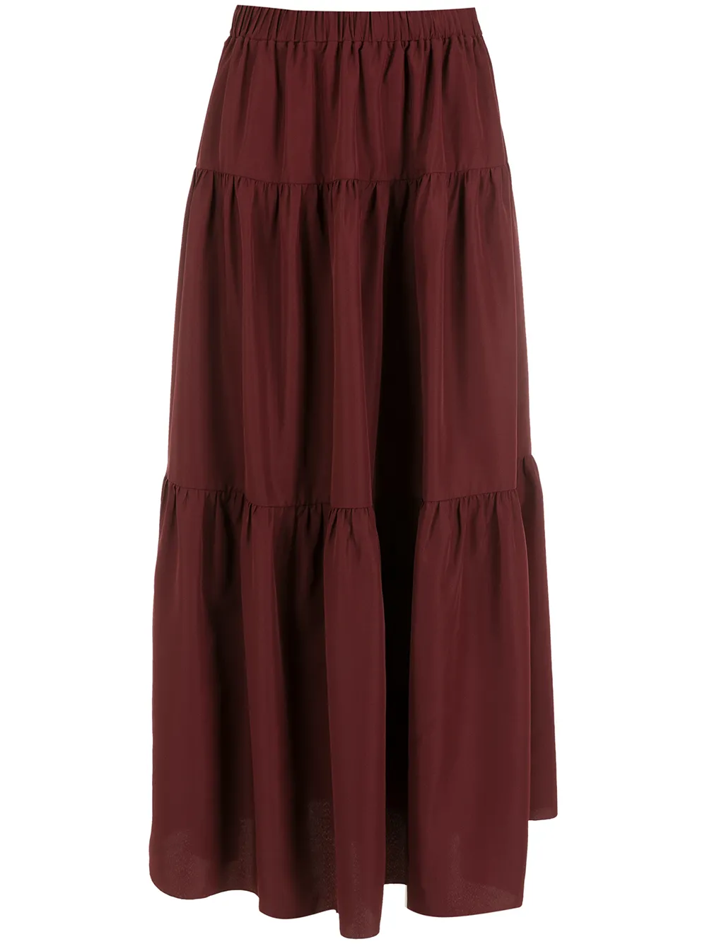 

Olympiah paper smock-tiered maxi skirt