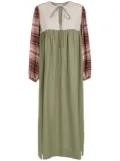 Olympiah Touch panelled smock dress - Green