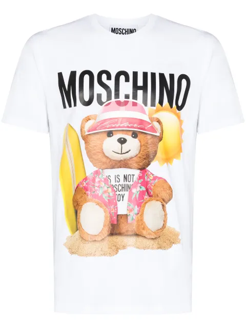 mens moschino bear t shirt