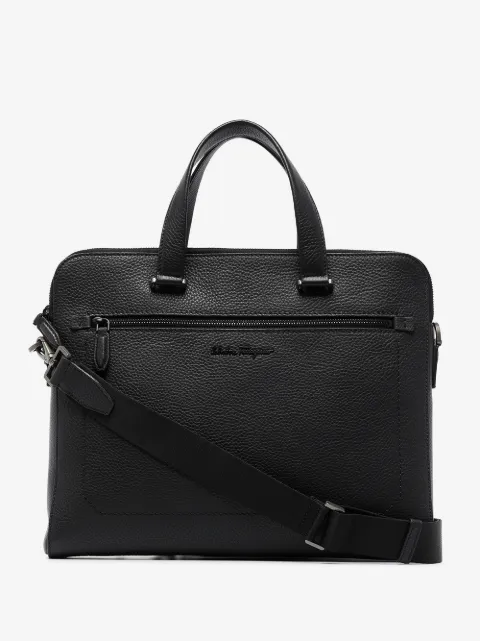 Ferragamo leather briefcase