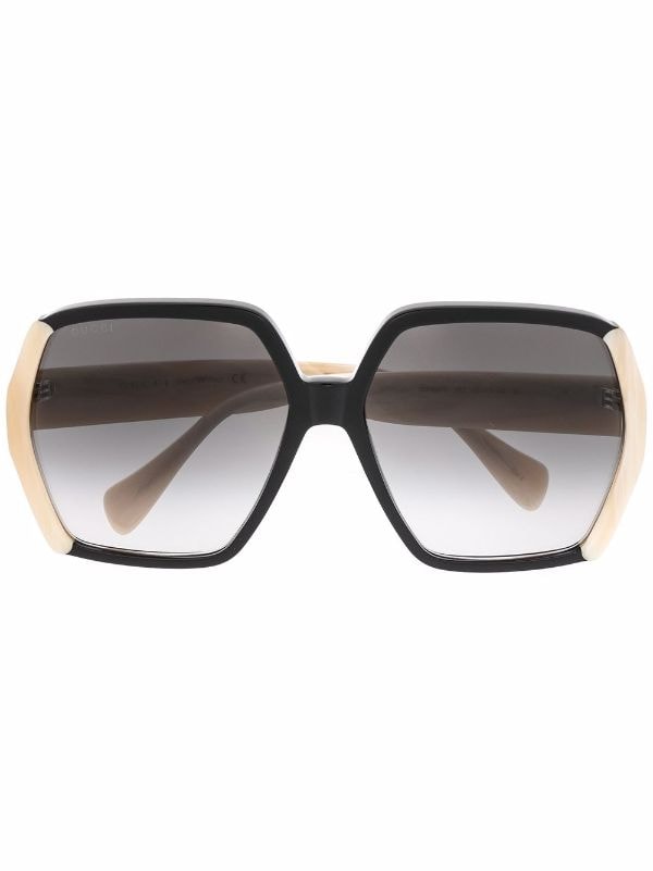 Gucci Eyewear Oversized cat-eye Sunglasses - Farfetch