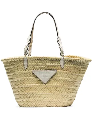 Prada on sale woven bag