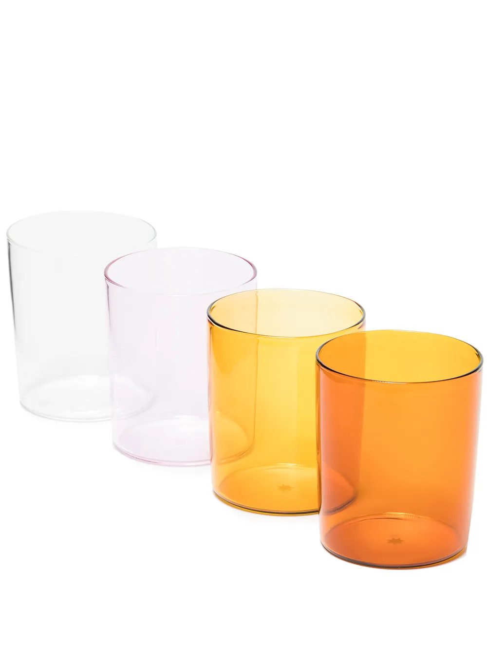 

Maison Balzac set of four glasses - Orange