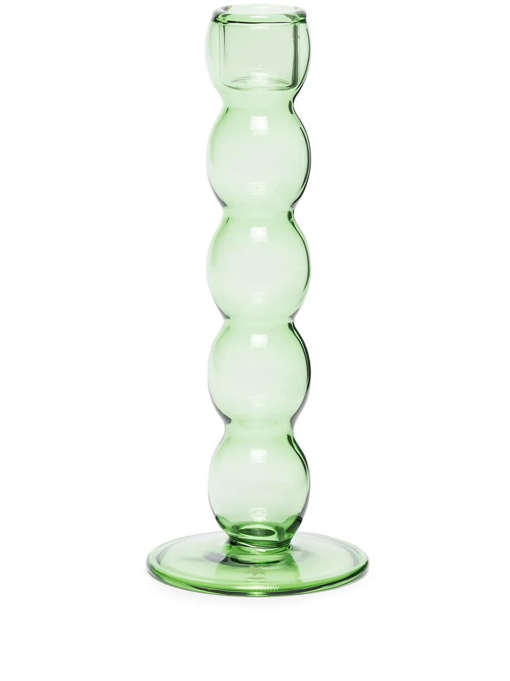 

Maison Balzac Volute glass candle holder - Green