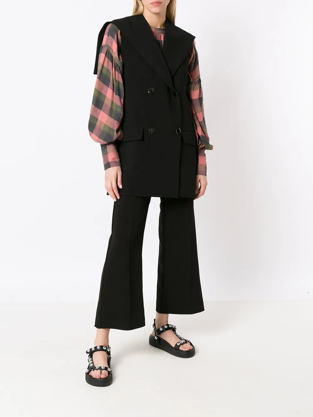 Olympiah sleeveless double-breasted jacket | Blazers | Image 2