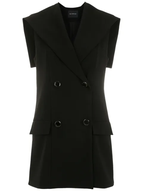 Olympiah sleeveless double-breasted jacket