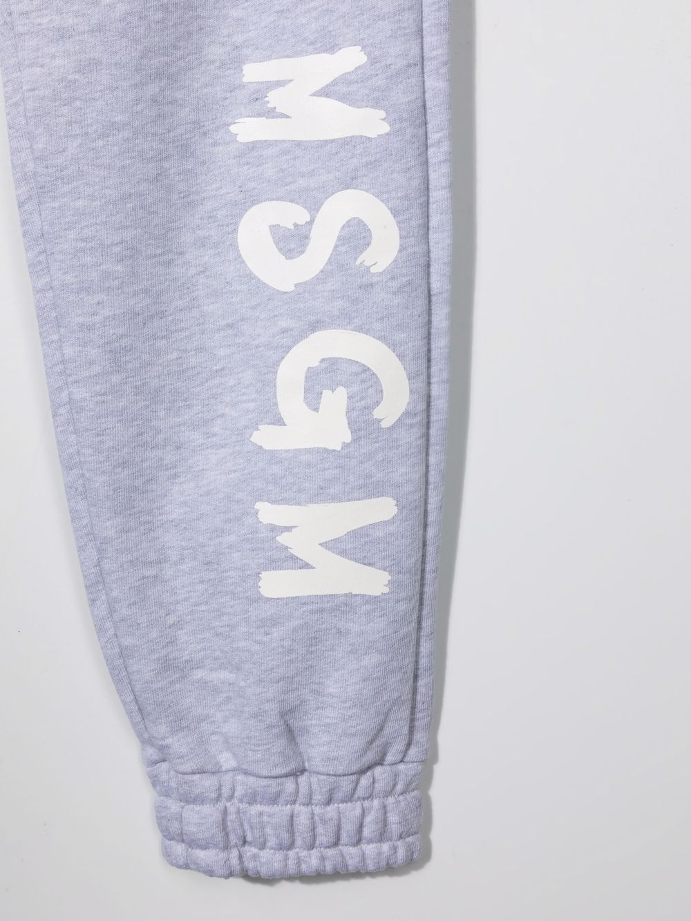 фото Msgm kids teen logo-print track pants