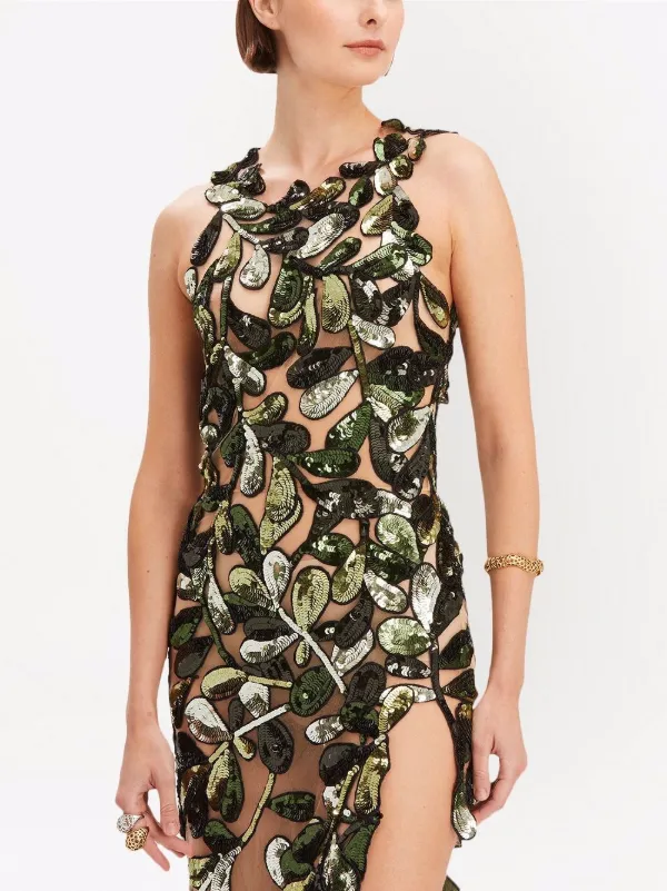 Oscar De La Renta sequin-embellished 