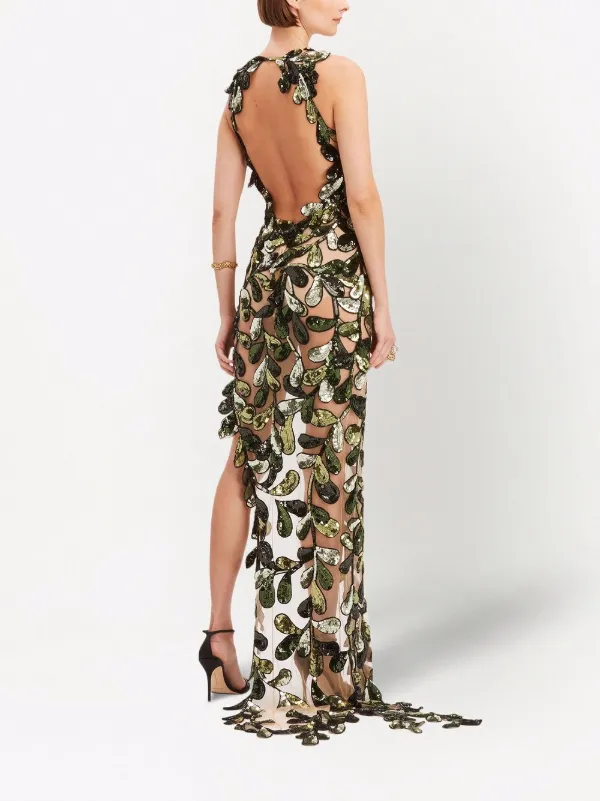Oscar De La Renta sequin-embellished 