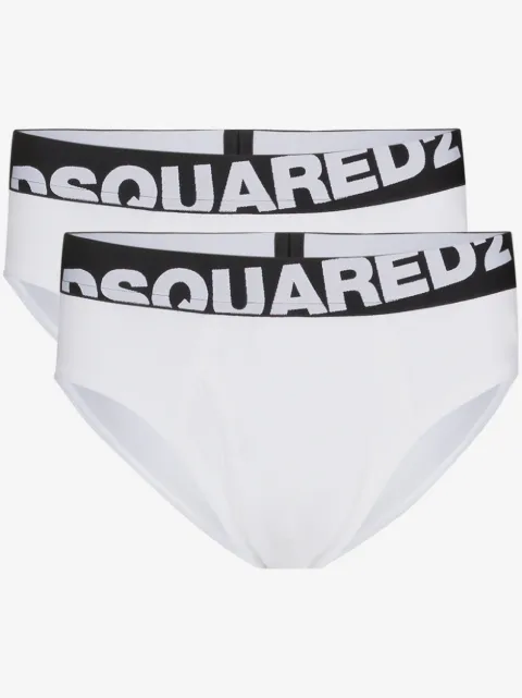 DSQUARED2 D2次方 logo裤腰三角内裤（两件装）
