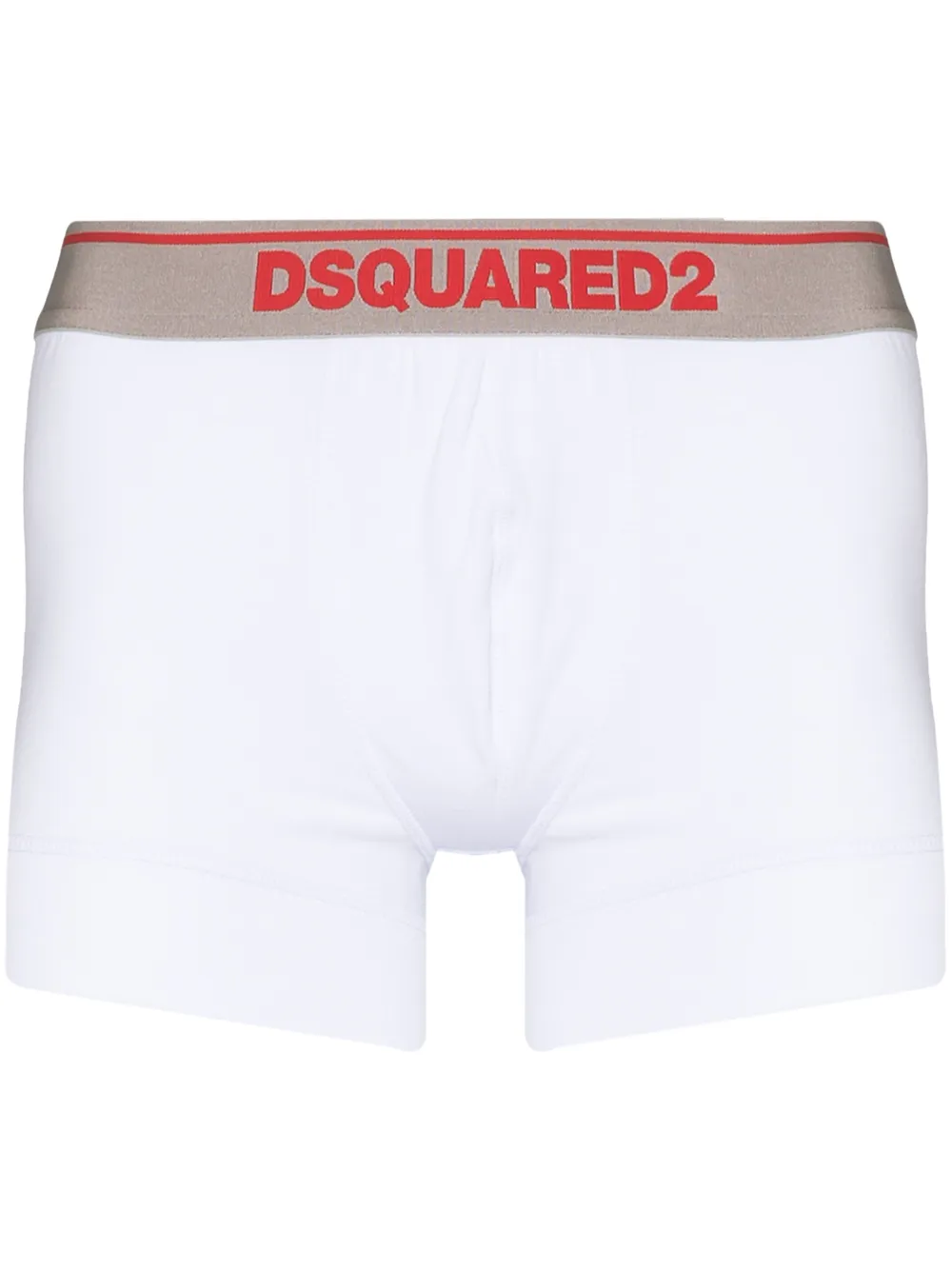 

Dsquared2 bóxer con logo en la pretina - Blanco