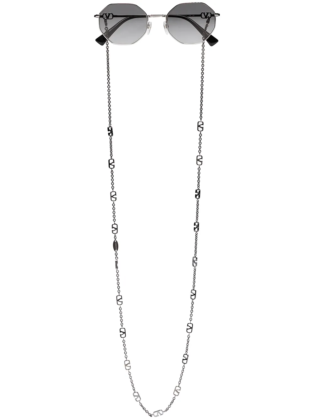 

Valentino Eyewear VLogo neck-chain sunglasses - Black