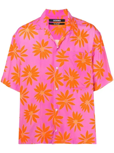 Jacquemus short-sleeve floral shirt 