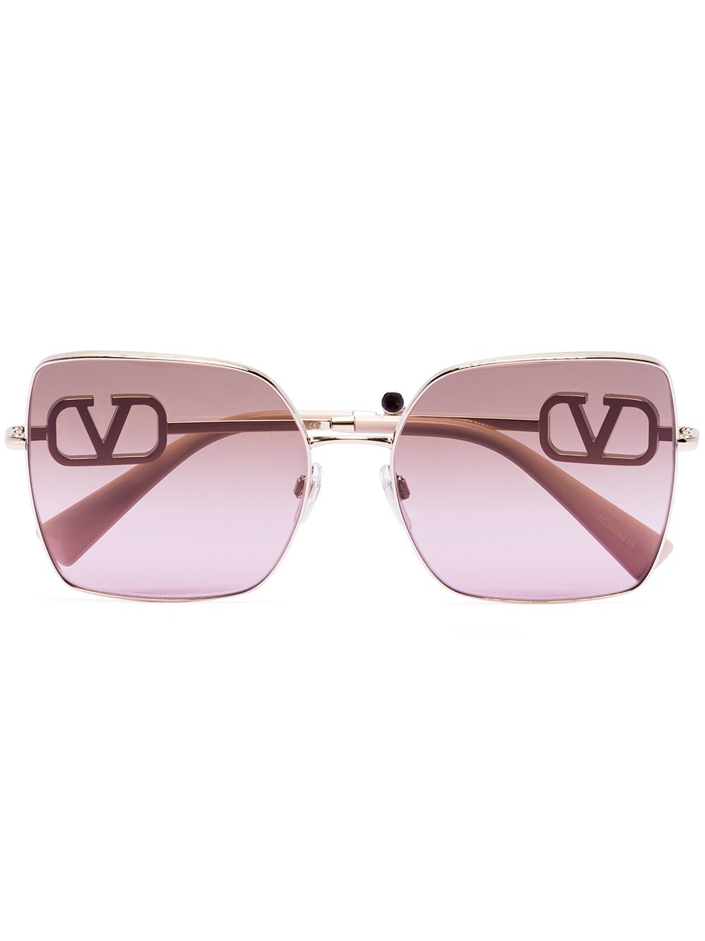 фото Valentino eyewear солнцезащитные очки с логотипом vlogo signature