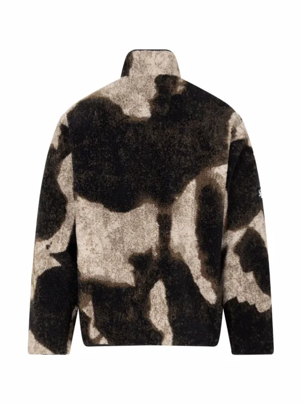 安い正規店 TNF Bleached Print Fleece Jacket M | artfive.co.jp