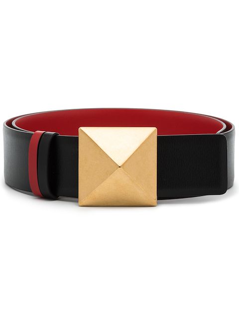 Valentino Garavani Maxi Stud reversible leather belt