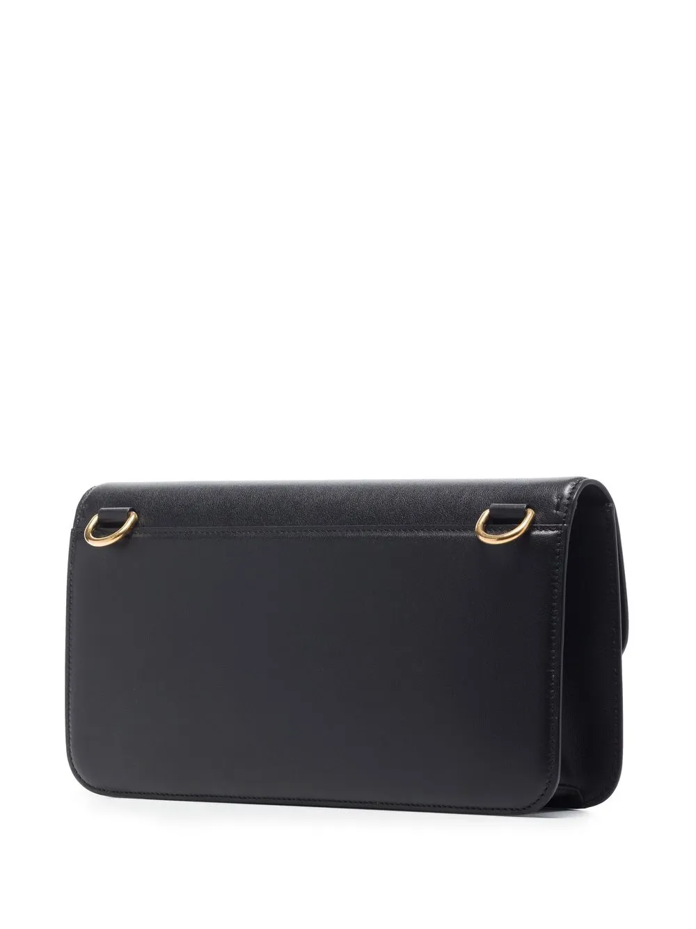 Valentino Garavani Logo Plaque Messenger Bag In Black | ModeSens