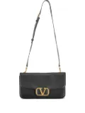 Valentino Garavani logo plaque messenger bag - Black