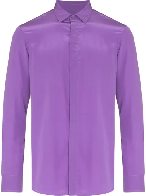 Valentino Garavani long-sleeve silk shirt