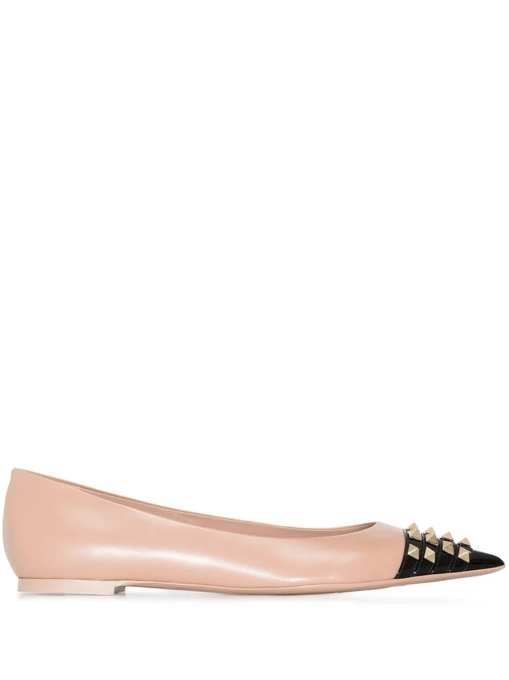 

Valentino Garavani flats Rockstud - Neutro