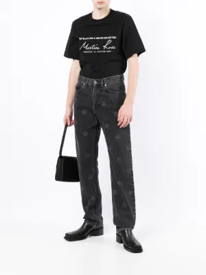 Purple Brand monogram-embroidered Slim Jeans - Farfetch